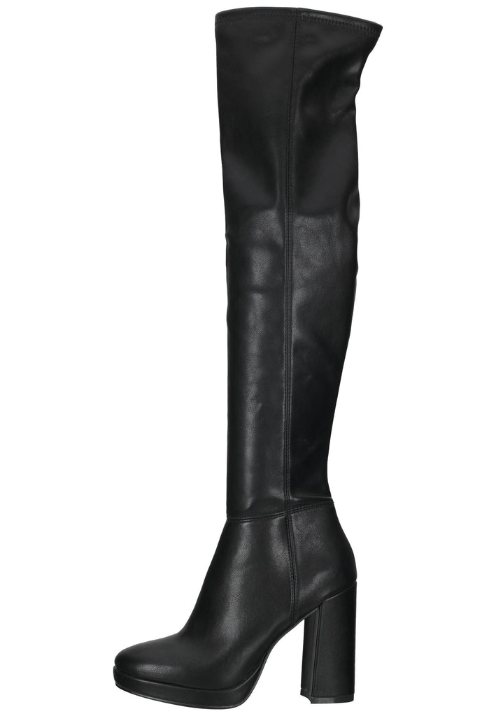 Steve Madden Stiefel Lederimitat Schwarz - surf4shoes