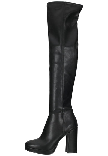 Steve Madden Stiefel Lederimitat Schwarz - surf4shoes