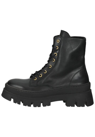 Steve Madden Stiefelette Leder Schwarz - surf4shoes