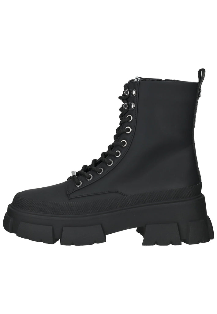 Steve Madden Stiefelette Lederimitat Schwarz - surf4shoes