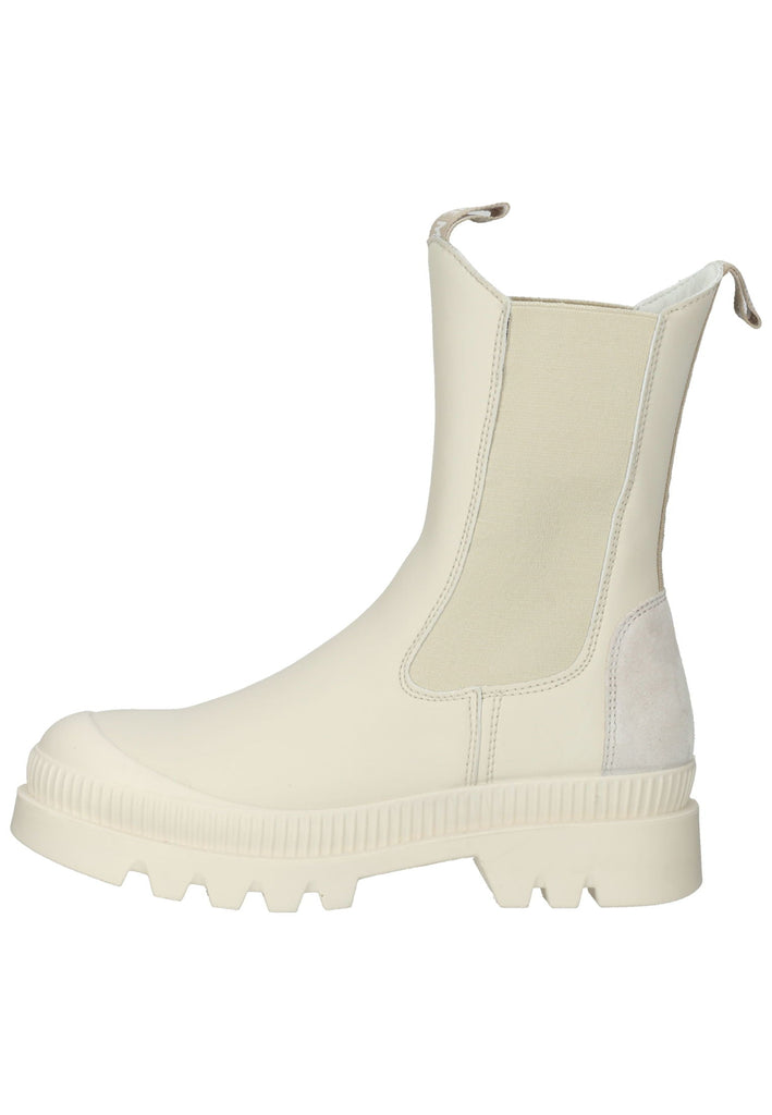 Steve Madden Stiefelette Lederimitat/Textil Beige - surf4shoes