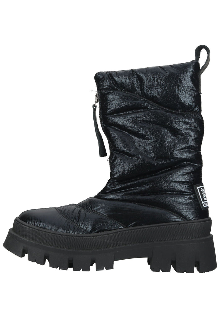 Steve Madden Stiefelette Textil Schwarz - surf4shoes