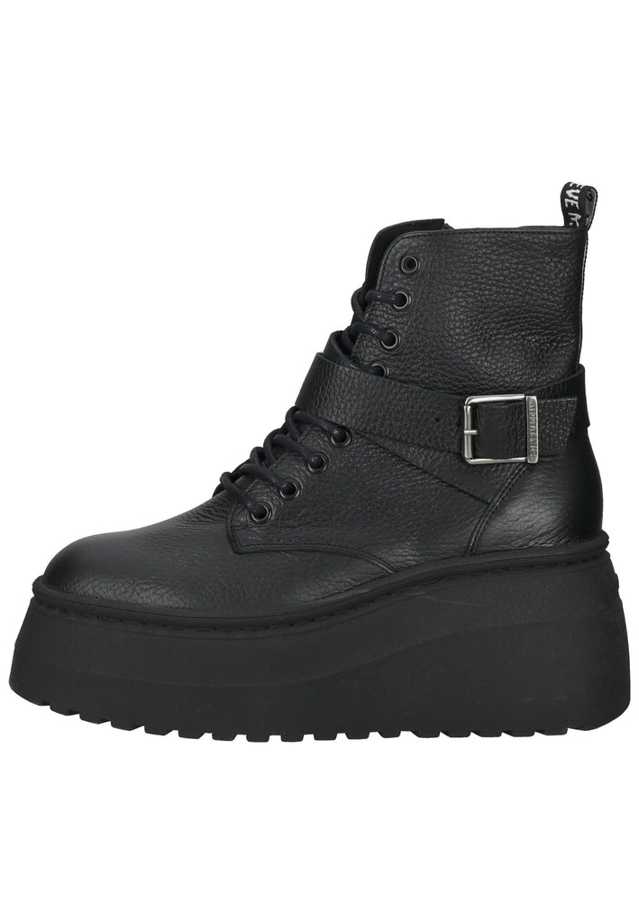 Steve Madden Stiefelette Leder Schwarz - surf4shoes
