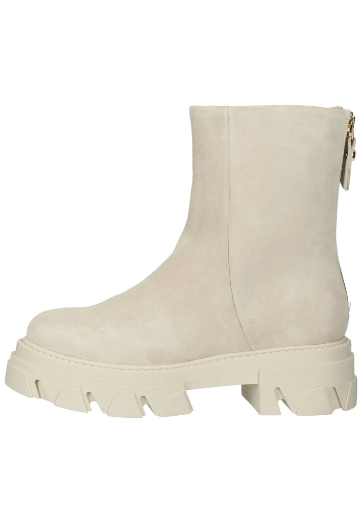 Steve Madden Stiefelette Veloursleder Beige - surf4shoes