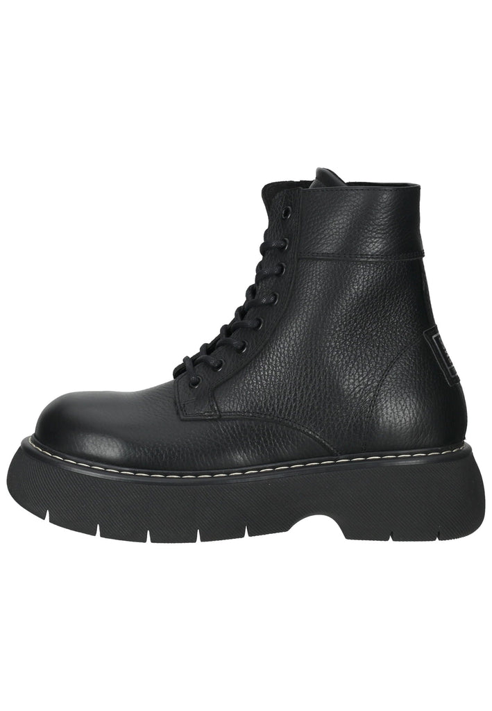 Steve Madden Stiefelette Leder Schwarz - surf4shoes