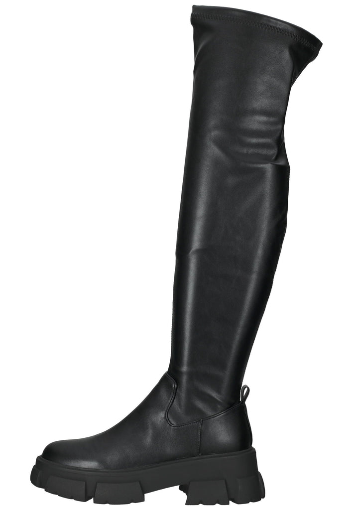 Steve Madden Stiefel Lederimitat Schwarz - surf4shoes