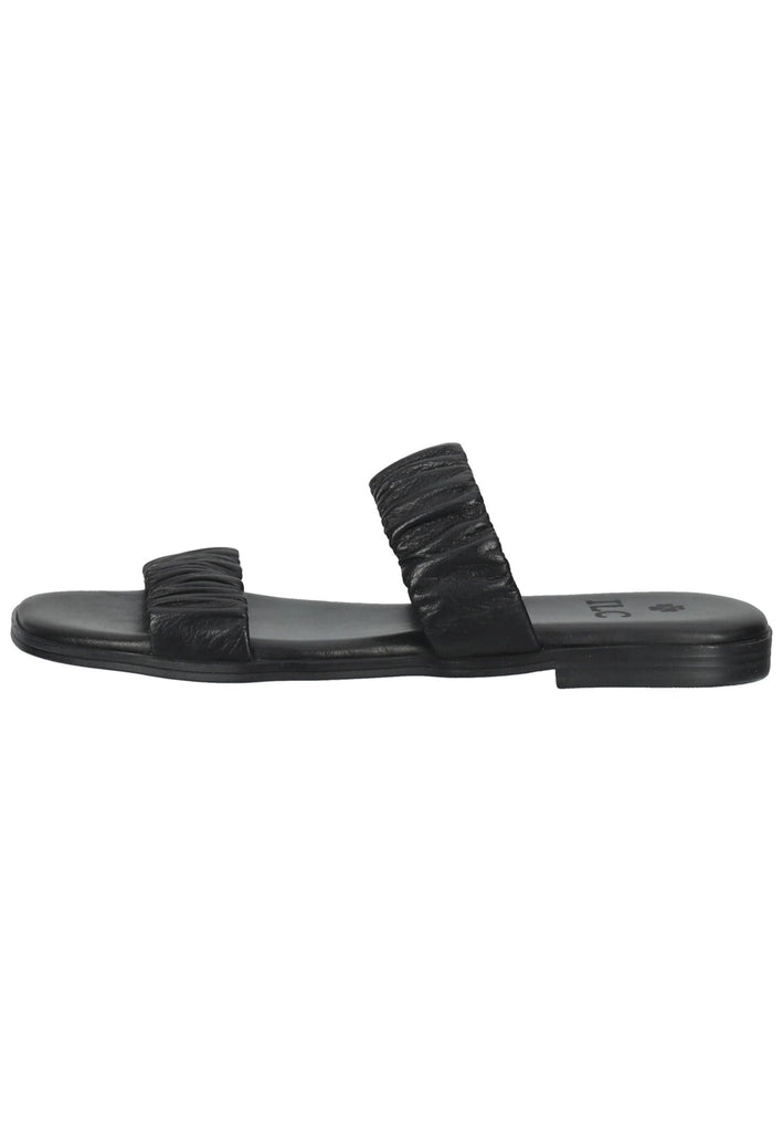 ILC Pantoletten Leder Schwarz - surf4shoes