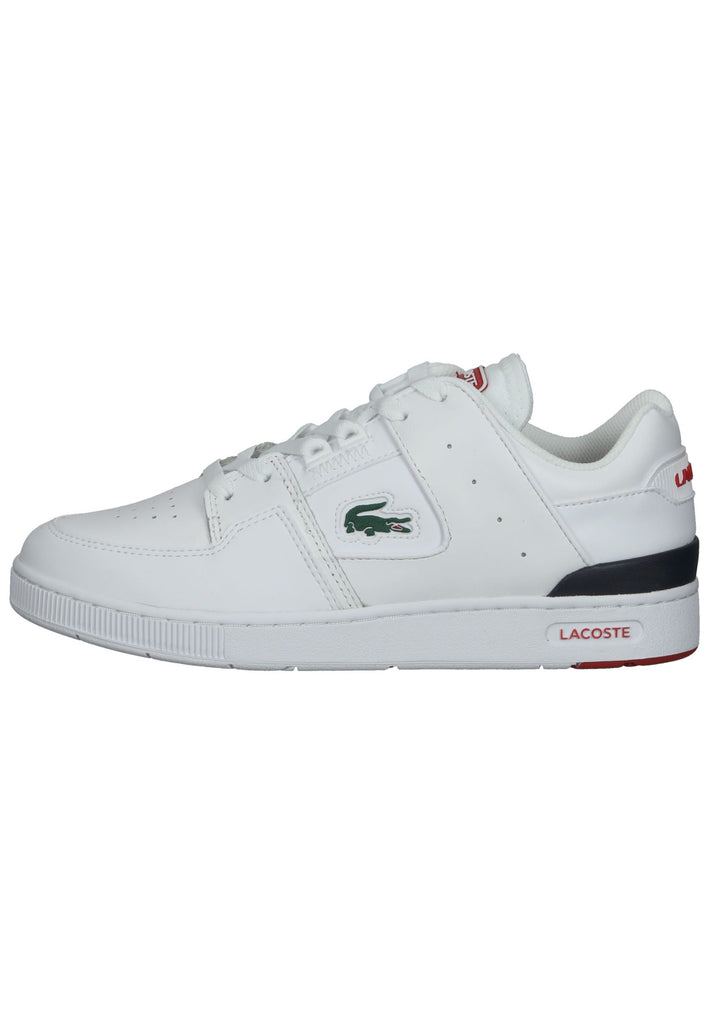 Lacoste Sneaker Leder/Textil Weiß/Rot - surf4shoes