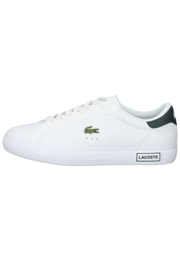 Lacoste Sneaker Leder Weiß/Grün - surf4shoes
