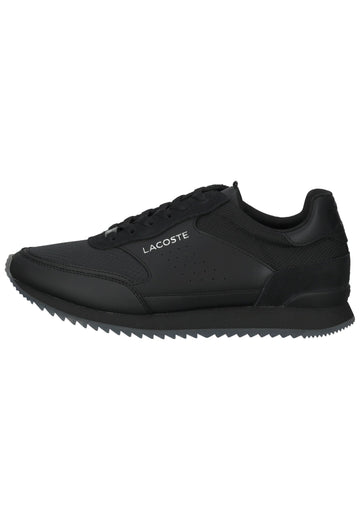 Lacoste Sneaker Leder/Textil Schwarz - surf4shoes
