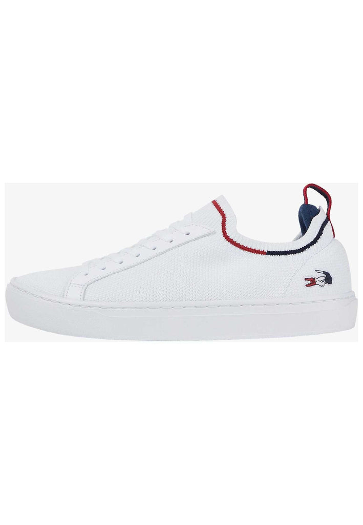 Lacoste Sneaker Textil Weiß/Rot - surf4shoes
