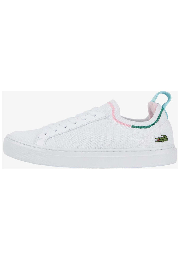 Lacoste Sneaker Leder/Textil Weiß/Pink - surf4shoes