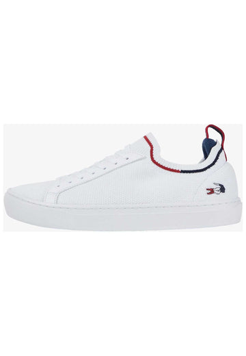Lacoste Sneaker Textil Weiß/Blau - surf4shoes