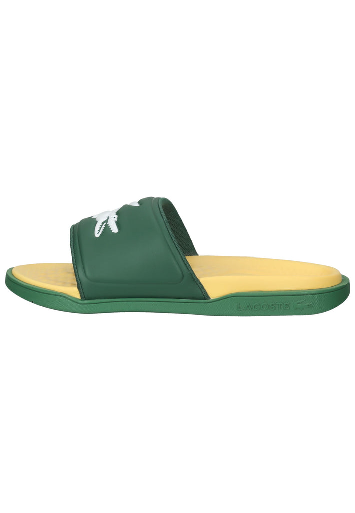 Lacoste Pantoletten Lederimitat Grün/Kombi - surf4shoes
