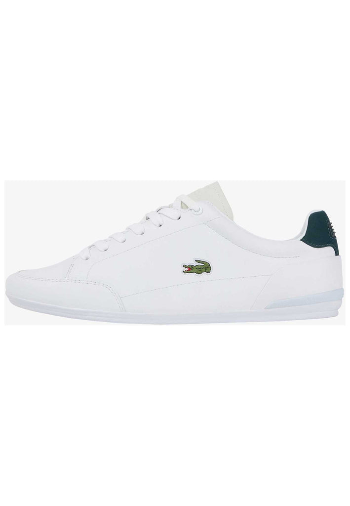 Lacoste Sneaker Leder/Textil Weiß/Grün - surf4shoes