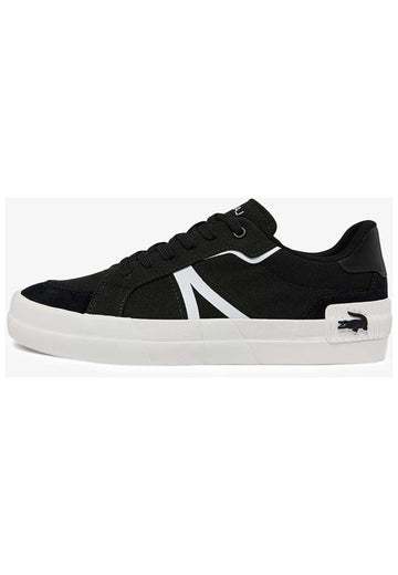 Lacoste Sneaker Leder Schwarz/Weiß - surf4shoes