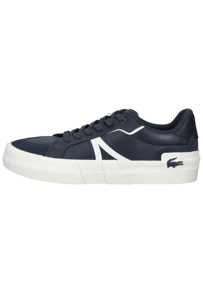 Lacoste Sneaker Leder Blau/Weiß - surf4shoes