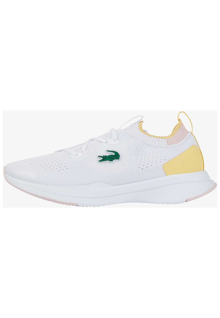 Lacoste Sneaker Textil Weiß/Gelb - surf4shoes
