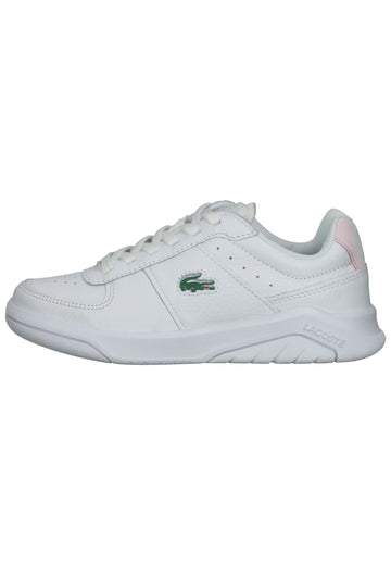 Lacoste Sneaker Leder Weiß/Rosa - surf4shoes