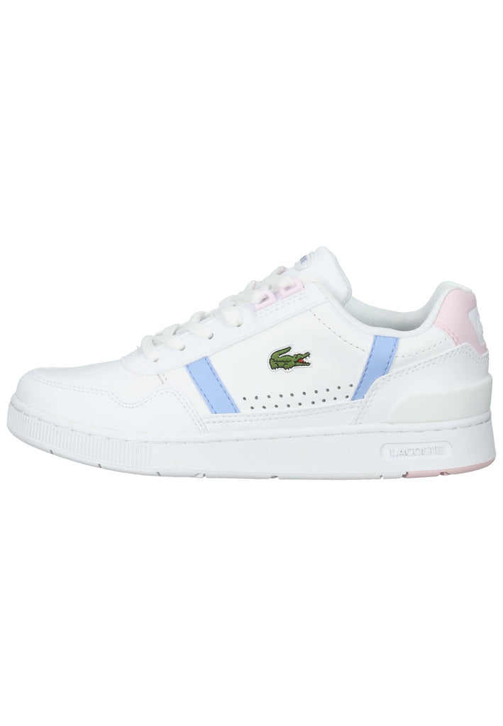 Lacoste Sneaker Leder/Textil Weiß/Blau - surf4shoes