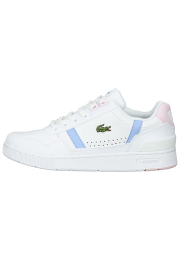Lacoste Sneaker Leder/Textil Weiß/Blau - surf4shoes
