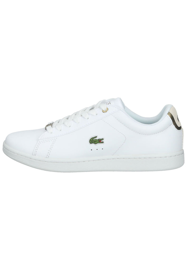 Lacoste Sneaker Leder Weiß/Beige - surf4shoes