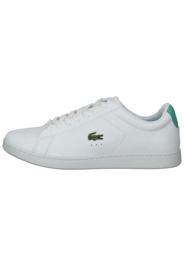 Lacoste Sneaker Leder/Textil Weiß/Grün - surf4shoes