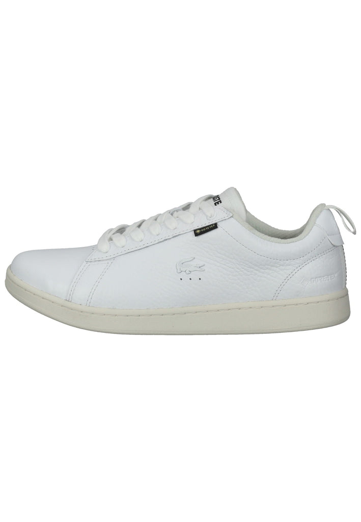 Lacoste Sneaker Leder/Textil Weiß/Beige - surf4shoes