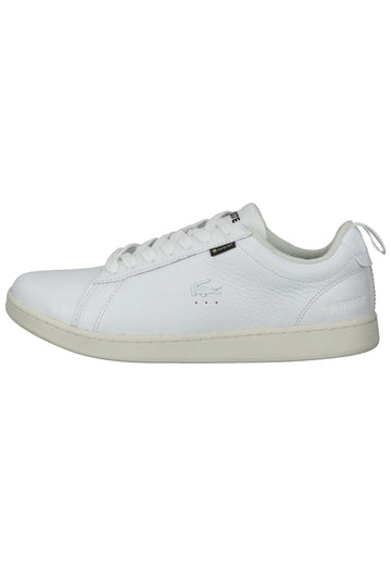 Lacoste Sneaker Leder/Textil Weiß/Beige - surf4shoes