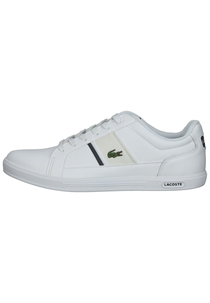 Lacoste Sneaker Leder/Textil Weiß/Grün - surf4shoes