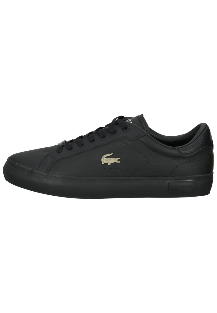 Lacoste Sneaker Leder Schwarz - surf4shoes