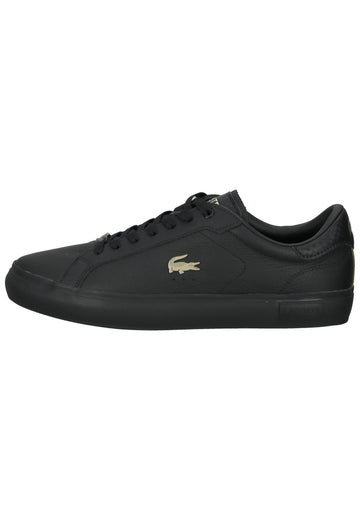 Lacoste Sneaker Leder Schwarz - surf4shoes