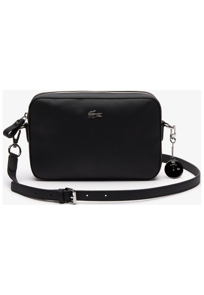 Lacoste Taschen Lederimitat Schwarz - surf4shoes