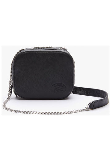 Lacoste Taschen Leder Schwarz - surf4shoes
