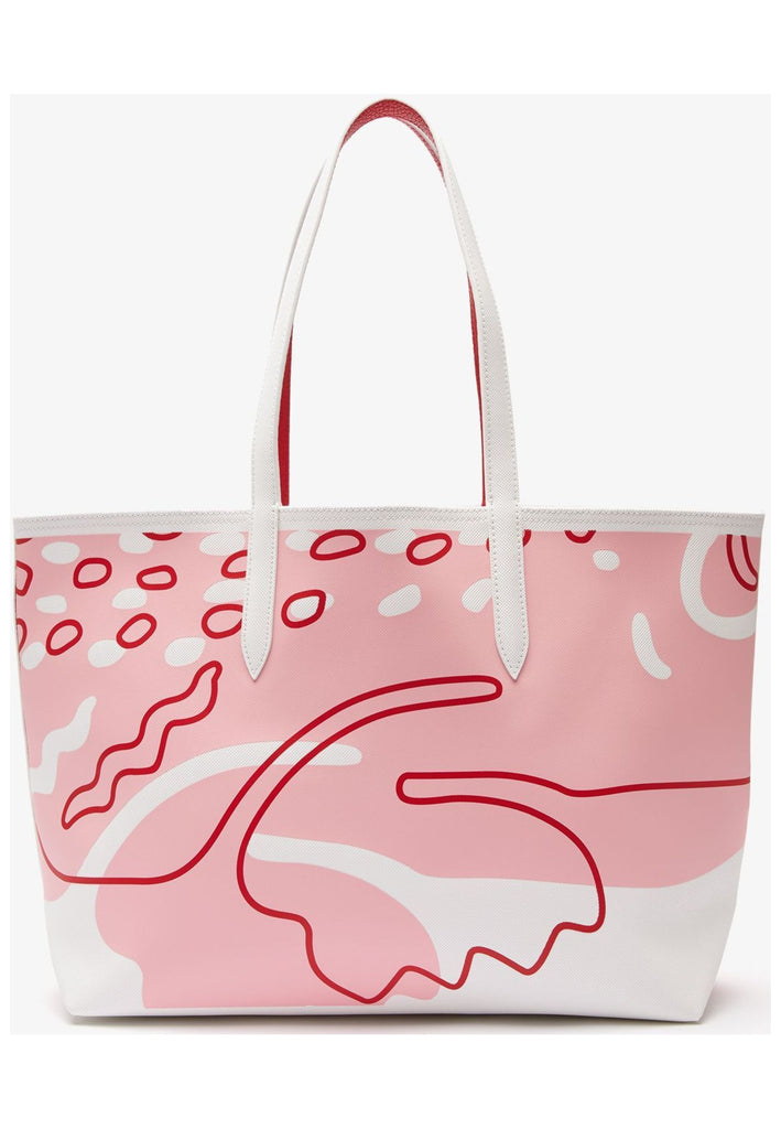 Lacoste Taschen PU Rosa/Weiß - surf4shoes