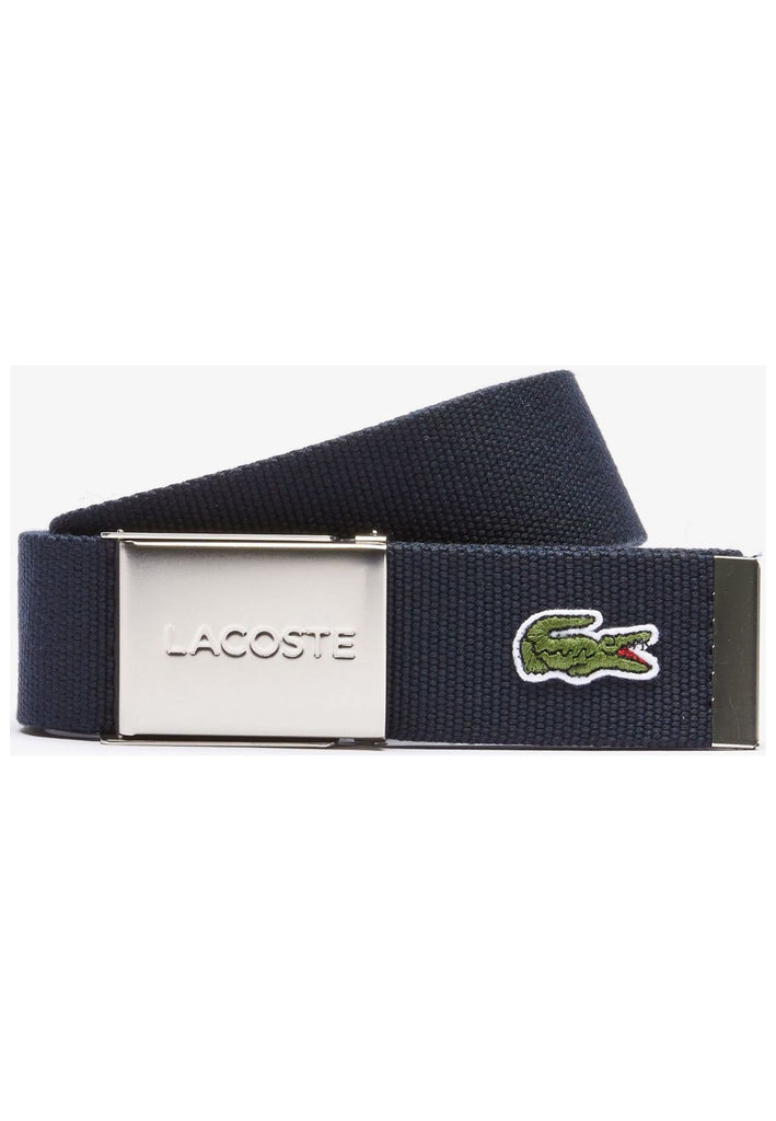 Lacoste Gürtel Textil Navy - surf4shoes