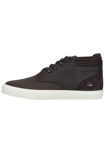 Lacoste Sneaker Leder/Textil Dunkelbraun - surf4shoes