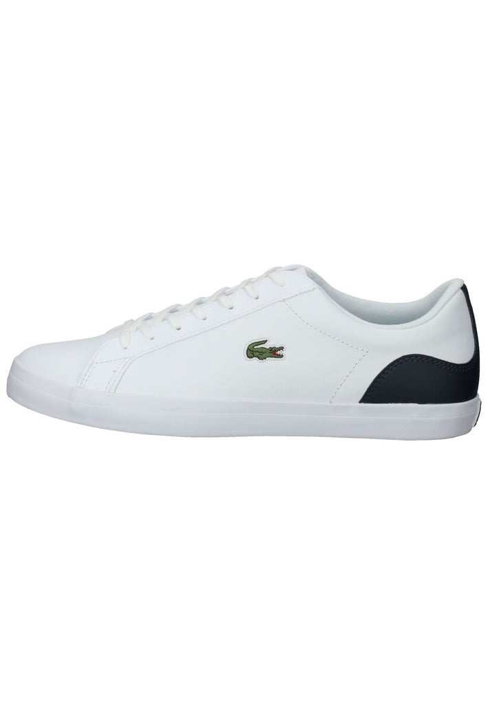 Lacoste Sneaker Leder/Textil Navy/Weiß - surf4shoes