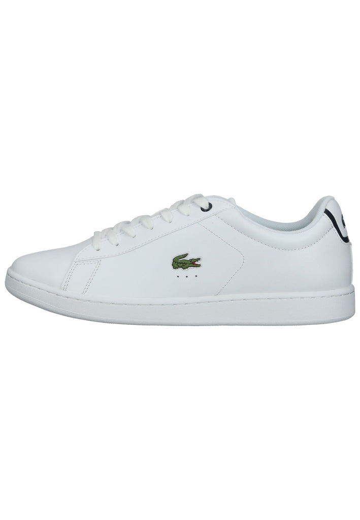 Lacoste Sneaker Leder/Textil Weiß/Blau - surf4shoes