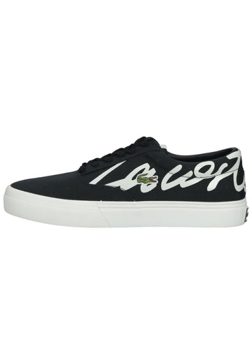 Lacoste Sneaker Textil Schwarz/Weiß - surf4shoes