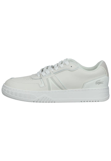 Lacoste Sneaker Leder/Textil Weiß Kombi - surf4shoes