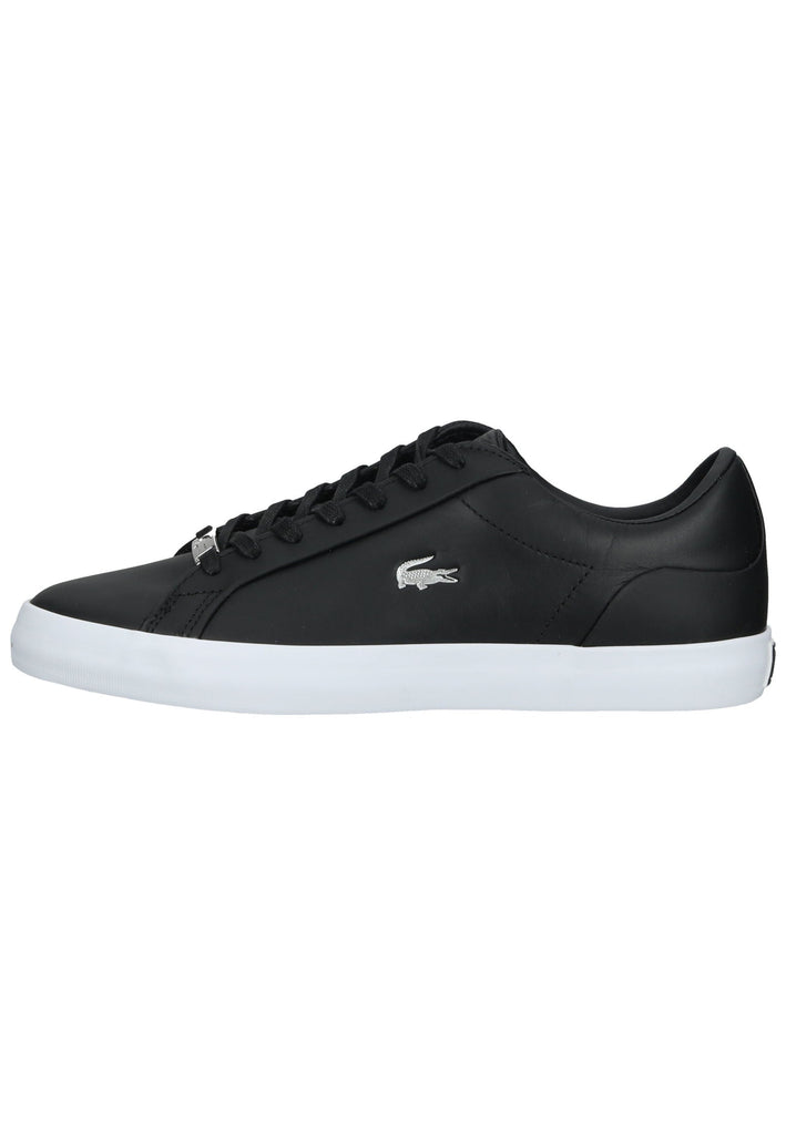 Lacoste Sneaker Leder/Textil Schwarz/Silber - surf4shoes