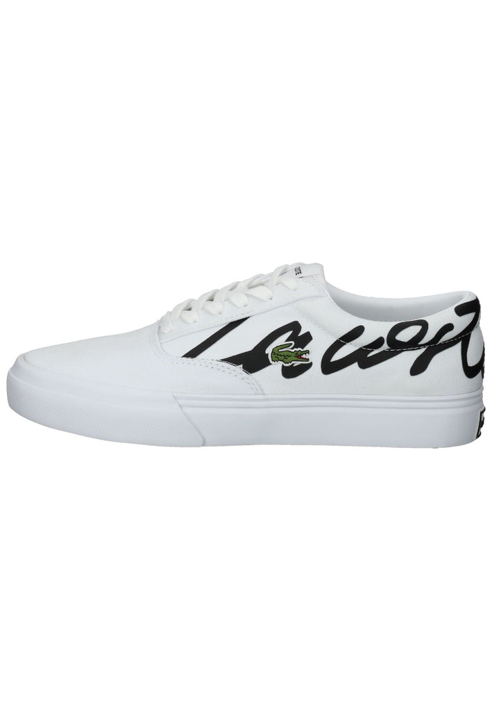 Lacoste Sneaker Textil Weiß/Schwarz - surf4shoes