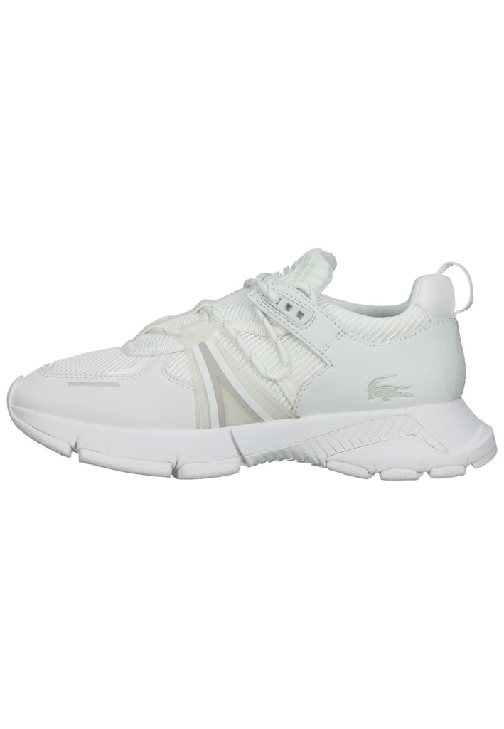 Lacoste Sneaker Lederimitat/Textil Weiß Kombi - surf4shoes