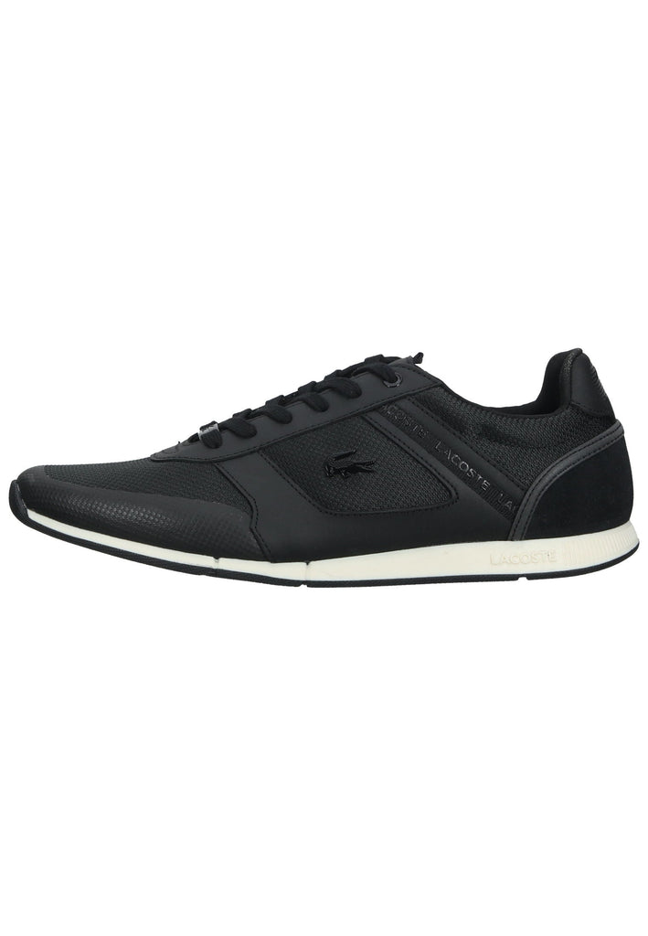 Lacoste Sneaker Leder/Textil Schwarz/Weiß - surf4shoes