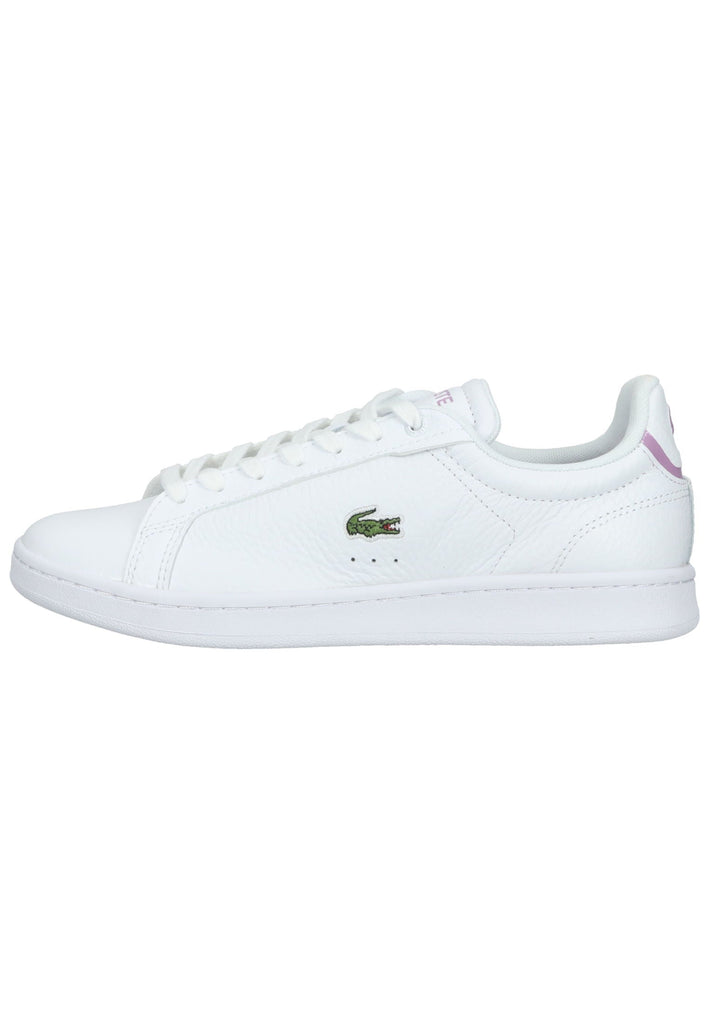 Lacoste Sneaker Leder/Textil Weiß/Pink - surf4shoes
