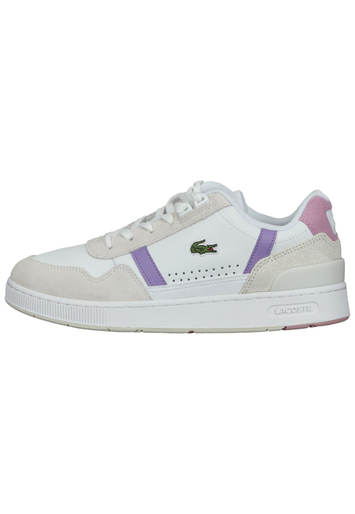Lacoste Sneaker Leder/Textil Weiß/Pink - surf4shoes