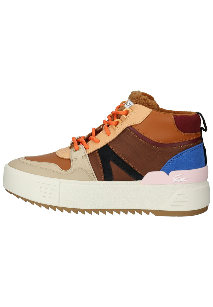 Lacoste Sneaker Leder/Textil Braun/Rosa - surf4shoes