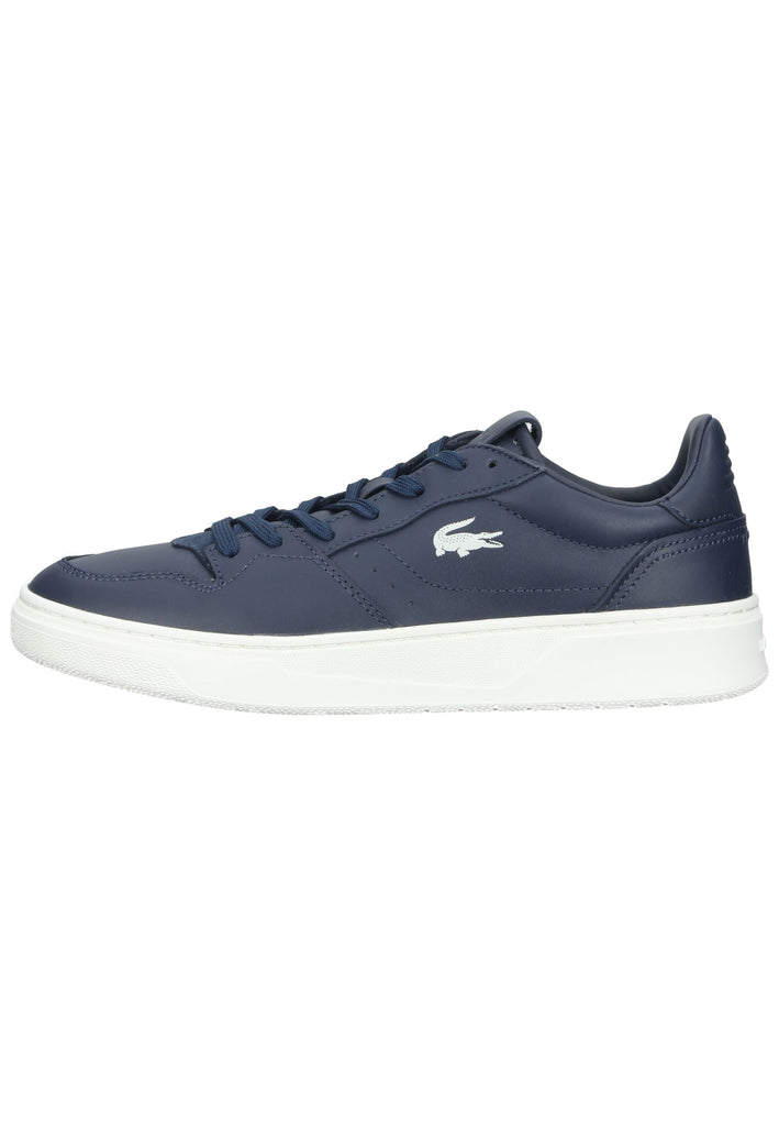 Lacoste Sneaker Leder/Textil Navy/Weiß - surf4shoes