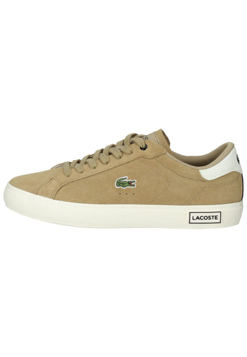 Lacoste Sneaker Leder/Textil Natural - surf4shoes